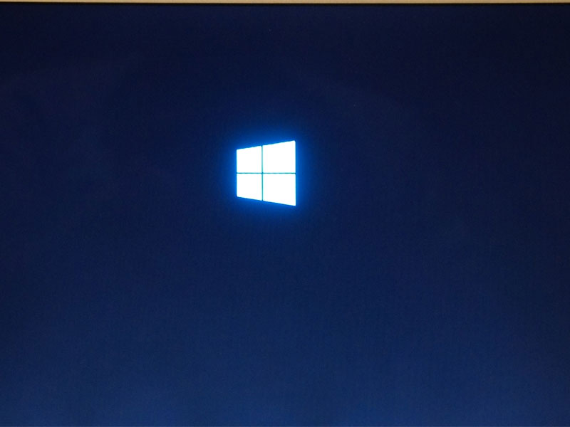 Windowsのアイコンが表示