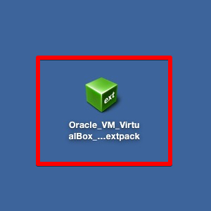 VirtualBox Extension Packインストール